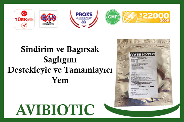 Avibiotic Sindirim ve Bağırsak Sağlığını Destekleyici ve Tamamlayıcı Yem