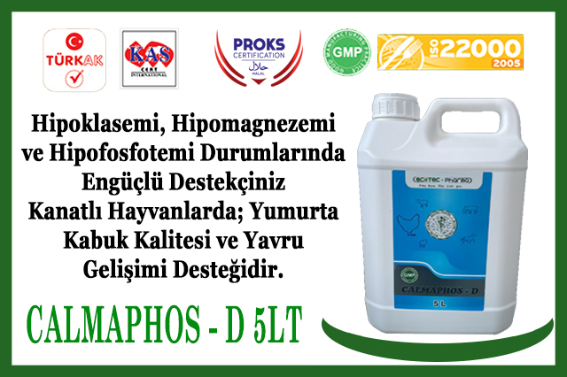 Calmaphos D Hipokalsemi Hipomagnezemi ve Hipofosfotemi Durumlarında En Güçlü Destekçiniz