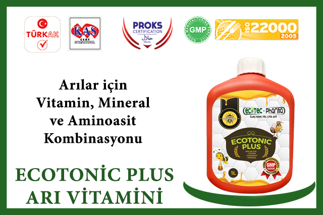 Ecotonic Plus Arı Vitamin, Mineral ve Aminoasit Kombinasyonu