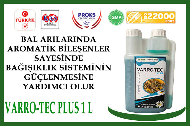 varro-tec plus 1 litre bal arıları için sıvı premiks