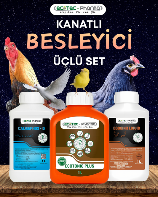 Besleyici 3'lü Set (1 Litre)